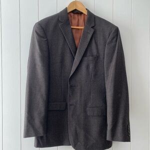 Joseph Jos A. Bank Slim Fit Wool Checkered Blazer - 40R